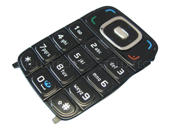 Nokia 6131 - Keypad Latin + Browser Symbol Black