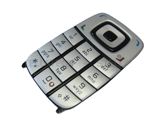 Nokia 6101 - Keypad Latin Vodafone Silver / Silver