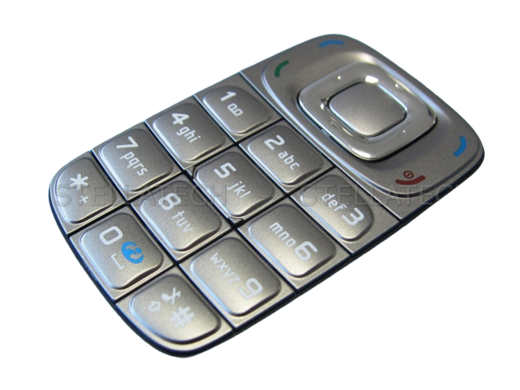 Nokia 6085 - Keypad Latin Silver