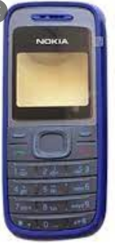 Nokia 1209 - Front Cover + Lens  Blue