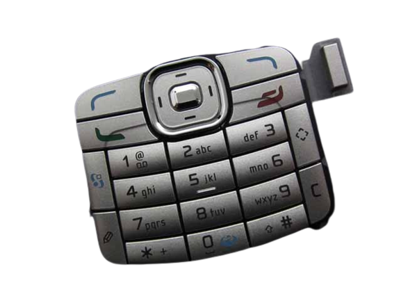 Nokia N70 - Keypad Latin Silver