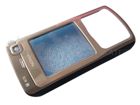 Nokia N70 - Front Cover + Display Black/Silver