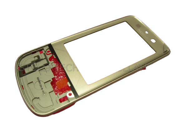 Nokia 6260 - Front Cover + Lens Beige/Silver