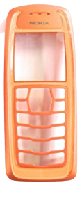 Nokia 3100 - Front Cover Orange