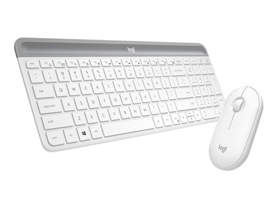 LOGITECH Keyboard/Mouse Wireless MK470 White