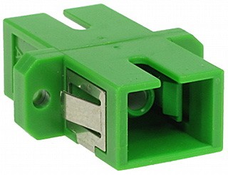 COUPLER SC/APC TO SC/APC SIMPLEX FIBER