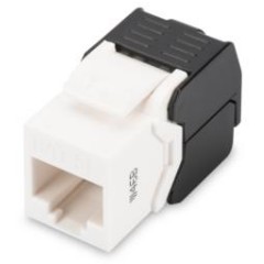 DIGITUS DN-93502 KEYSTONE RJ45 CAT5e CLASS D ΑΘΩΡΑΚΙΣΤΟ ΠΛΑΣΤΙΚΟ ΛΕΥΚΟ TOOL-FREE