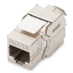 DIGITUS DN-93612-1 KEYSTONE RJ45 CAT6 CLASS E STP ΘΩΡΑΚΙΣΜΕΝΟ ΜΕΤΑΛΛΙΚΟ TOOL-FREE