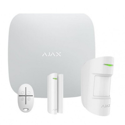 AJAX STARTER KIT (1 x HUB,1 x MOTION PROTECT,1 x DOOR PROTECT,1 x SPACE CONTROL)