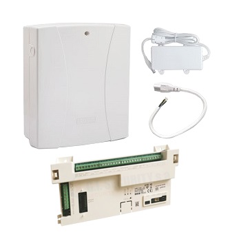 RISCO LIGHTSYS PLUS KIT  PSTN IN SMALL PLASTIC BOX  IP/WIFI MODULE & PSU 2.5A(RP432M00000A)