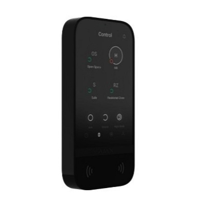 AJAX KEYPAD TOUCHSCREEN BLACK    