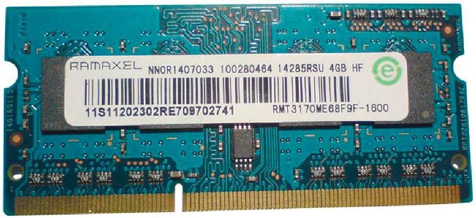 Ramaxel 4GB DDR3 Memory SO-DIMM 204pin PC3-12800S 1600MHz RMT3170ME68F9F-1600