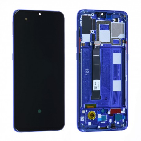 Xiaomi Mi9 Lcd+Touch+Frame Blue ORIGINAL