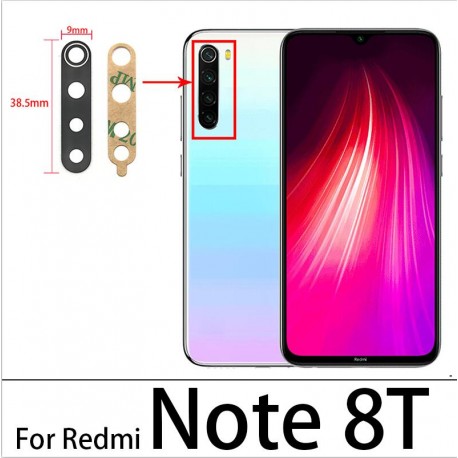 Xiaomi Redmi Note 8T / Note 8 Camera Lens Black ORIGINAL