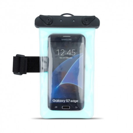 5,5 Waterproof Case with Armband Blue