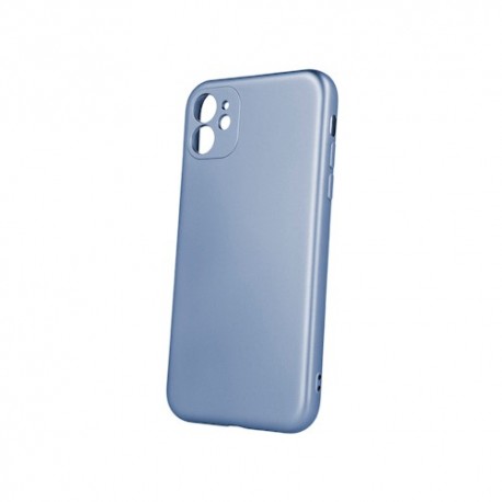 Apple iPhone 11 Testa Metallic Silicone Light Blue