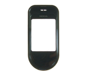 Nokia 7373 FrontCover black/chrome ORIGINAL