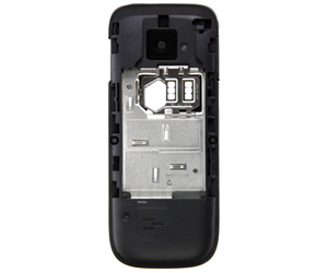 Nokia C2-01 MiddleCover black ORIGINAL