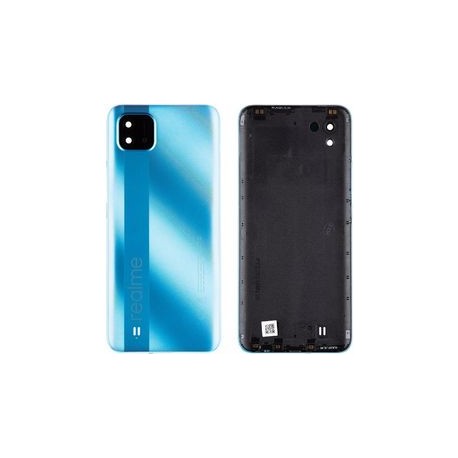 Realme C11 2021 BatteryCover+Camera Lens Blue ORIGINAL