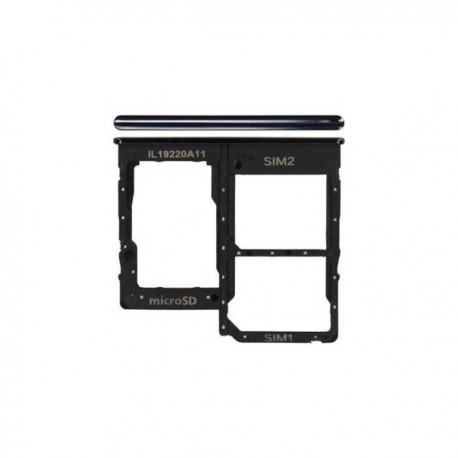 Samsung A31 Sim/SD Card Tray Black ORIGINAL