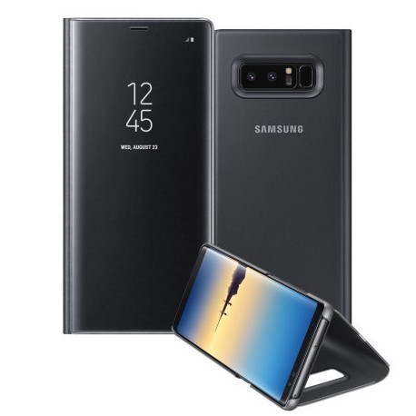 Samsung Galaxy A40 Clear View Book Case Black