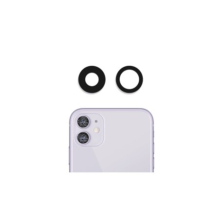 Apple iPhone 11 Camera Lens Black 2pcs GRADE A