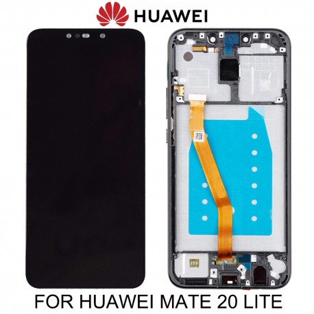 Huawei Mate 20 Lite Lcd+Touch Screen+Frame Black GRADE A