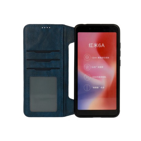 Huawei Y5 2018 Business Zip Case Navy/Blue