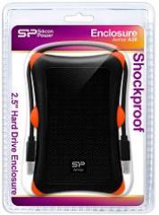 SILICON POWER EXTERNAL HDD 2.5 2TB ARMOR A30, USB3.0, 5400RPM, POWER VIA USB, BLACK, 3YW.