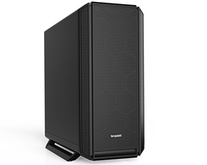 BEQUIET PC CHASSIS SILENT BASE 802 BG039, MIDI TOWER ATX, BLACK, W/O PSU, 2X14CM PURE WINGS 2 FAN, 1X14CM REAR PURE WINGS 2 FAN, 3YW.