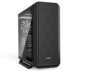 BEQUIET PC CHASSIS SILENT BASE 802 WINDOW BGW39, MIDI TOWER ATX, BLACK, W/O PSU, 2X14CM PURE WINGS 2 FAN, 1X14CM REAR PURE WINGS 2 FAN, 3YW.