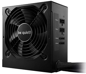 BEQUIET PSU SYSTEM POWER 9 CM 500W BN301, BRONZE CERTIFIED, SEMI-MODULAR AND FLAT CABLES, 12CM QUIET & COOL FAN, 3YW.