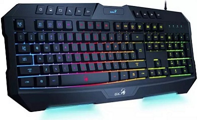 GENIUS KEYBOARD SCORPION K20, WIRED, USB, GAMING, BLACK, 2YW.