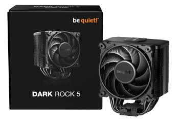 BEQUIET AIR CPU COOLER DARK ROCK 5 BK035, 210W TDP, INTEL SOCKET LGA 1851/1700/1200/1150/1151/1155, AMD AM4/AM5, 3YW.