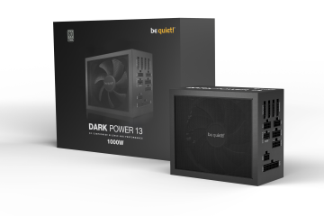 BEQUIET PSU DARK POWER 13 1000W BN335, TITANIUM CERTIFIED, MODULAR CABLES, SILENT WINGS 135MM FAN, 10YW.