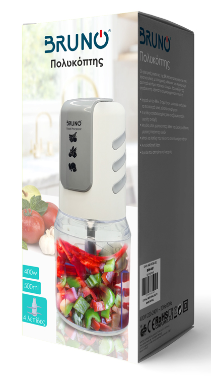 BRUNO  BRN-0082, 2 , 400W, 500ml, 4 ,  BRN-0082