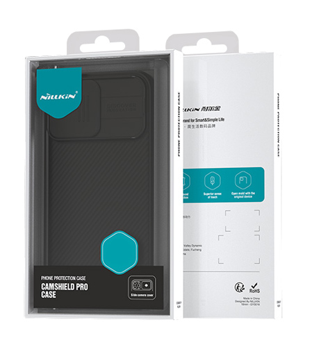 NILLKIN θήκη CamShield Pro για iPhone 15, μαύρη 6902048266049