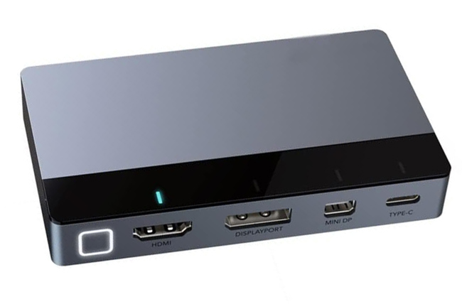 CABLETIME multi-port switch CT-PS41-GB1 σε HDMI, 4 σε 1, 4K/60Hz, γκρι CT-PS41-GB1