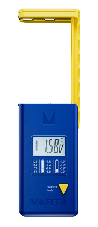 VARTA ψηφιακό tester μπαταρίας 75305 για 9V/AAA//AA/C/D/button cells 75305