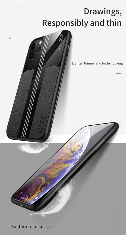 Bodycell Back Cover Acrylic For iPhone 11  Black