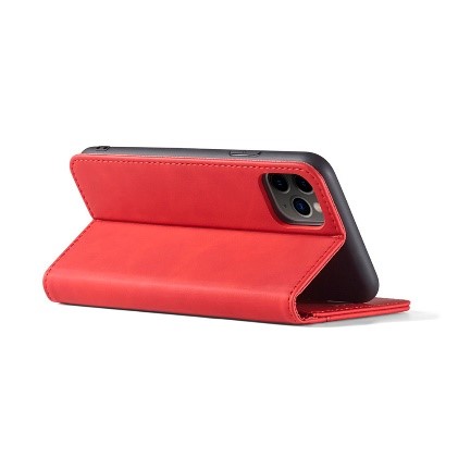 Bodycell Book Case Pu Leather iPhone 12/12 Pro Red