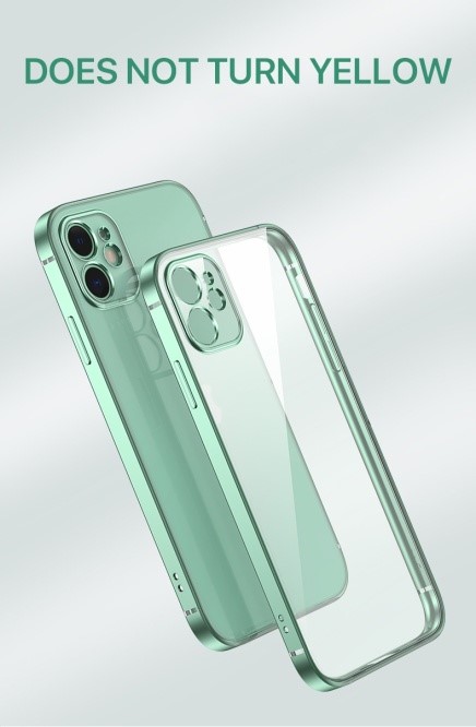 Bodycell Back Cover HD Clear For iPhone 11  Green