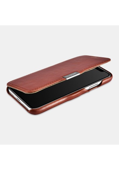 iCarer RI 903 iPhone XR Side-Open Brown