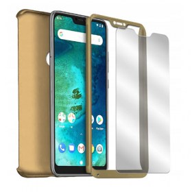 360 Full Cover & Temp.Glass Xiaomi Note 6 Pro Gold