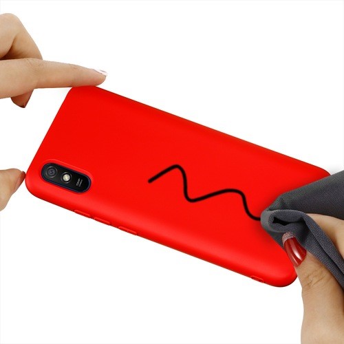 My Colors Liquid Silicon For Samsung Note 20  Red