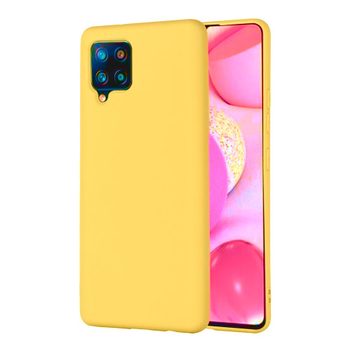 My Colors Liquid Silicon For Samsung A42 Yellow