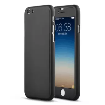 360 Full Cover & Temp.Glass iPhone 7/8/SE 2020 Black