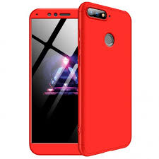 360 Full Cover & Temp.Glass Huawei Y6 Prime 18 Red