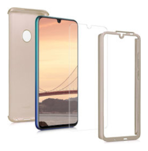 360 Full Cover & Temp.Glass Huawei P Smart 2019/Honor 10 Lite Gold