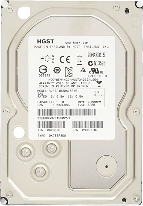 HDD HITACHI 3TB SAS 6G 7.2K 3.5